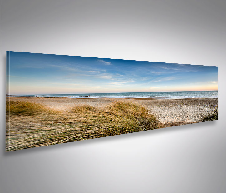 Strand Bild Meer Dünen Nordsee Leinwand Poster Wandbild 40 cm*80 cm 625 