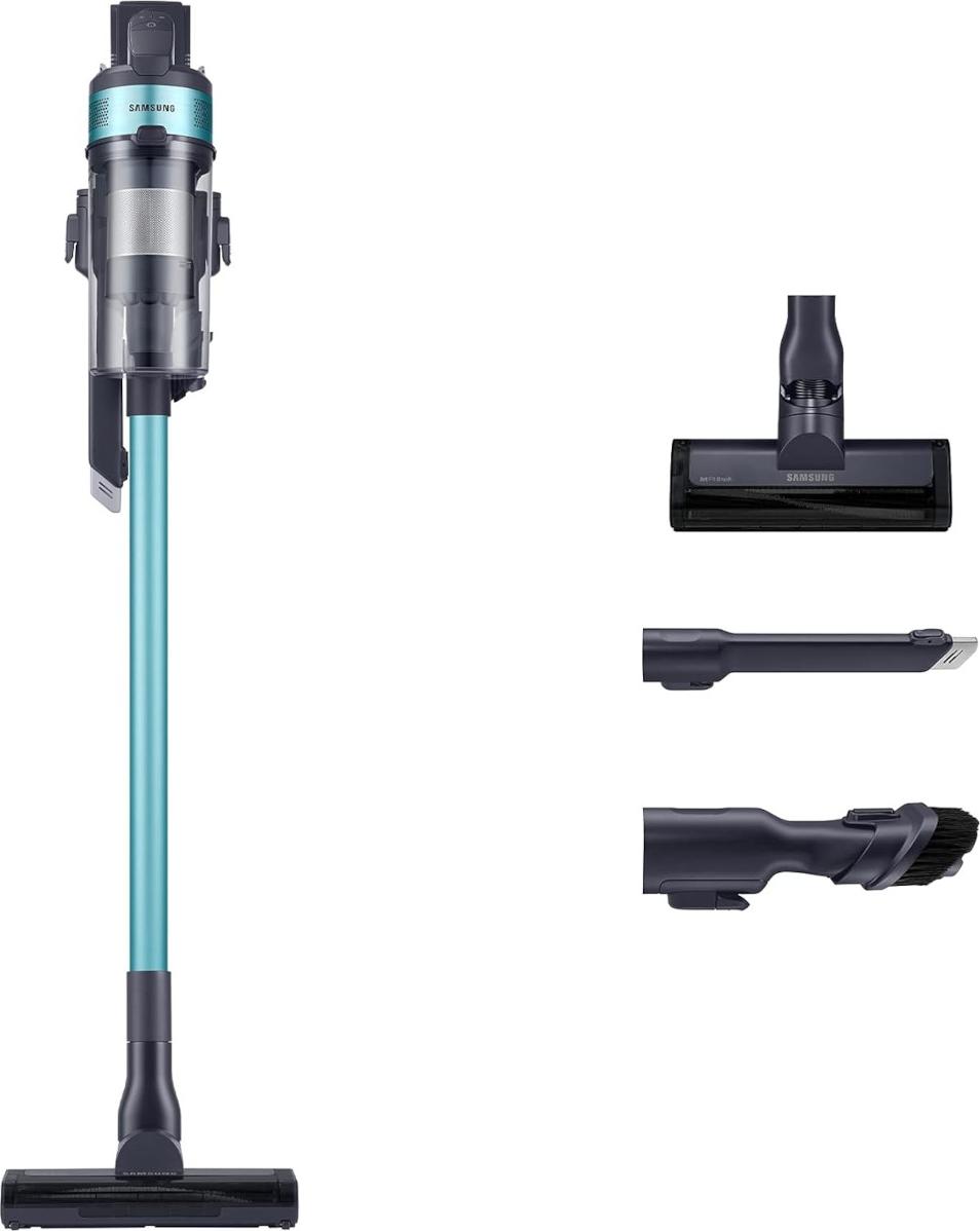 Samsung VS15A6031R1, Tyčový vysávač, Bezvreckové, Čierna, Farba mäty, 0,8 L, Suchý, Viaccyklónový