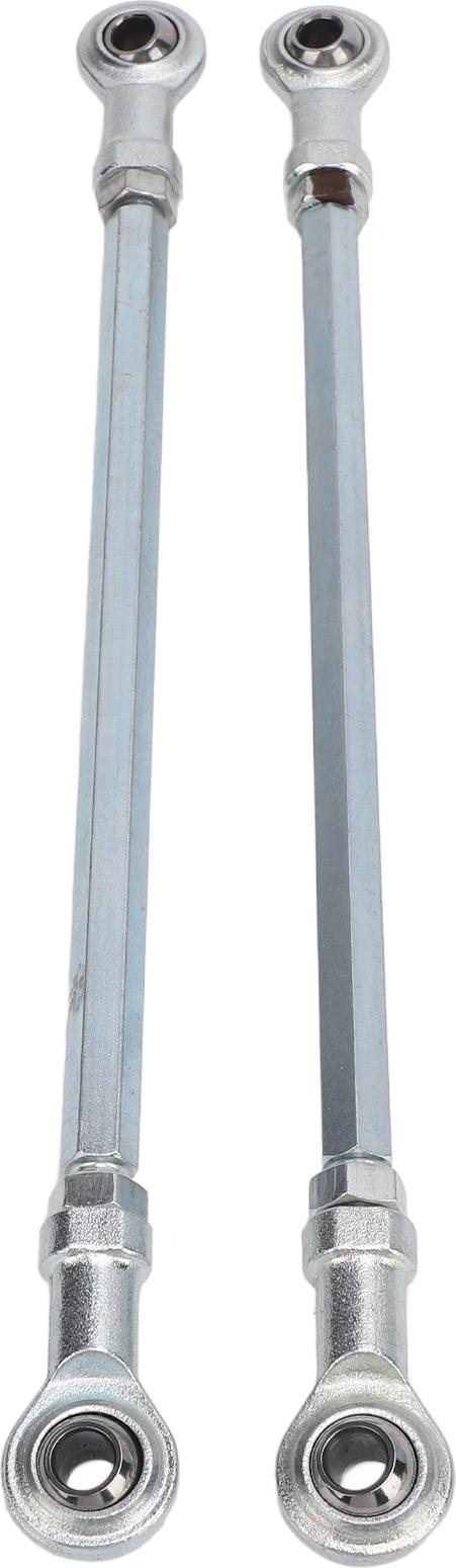Gistuch 1 Paar ATV-Spurstangen-Sets, 280 mm, Stahllegierung, silberfarben, Lenkkugelgelenk-Stangen-Set für Quad, Dirt Bike, Go Kart