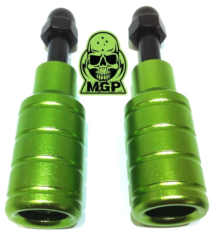 Maple Leaf Madd Gear Axle Pegs grün