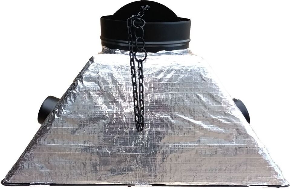 Imar Dunstabzugshaube, B 77 x T 42 x H 43 Durchmesser des Rauchgasabzugs 25 cm CAPPA CAMINO 770/420/250
