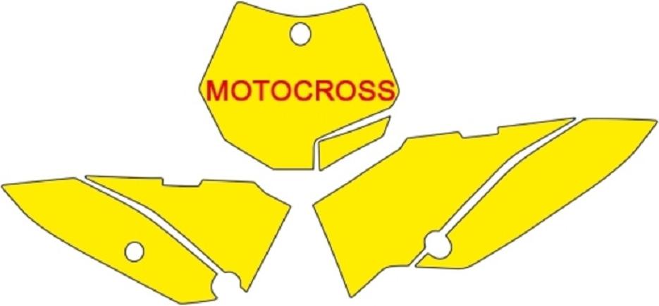 STARTNUMMERNFELD BLACKBIRD BLAU passend für KTM