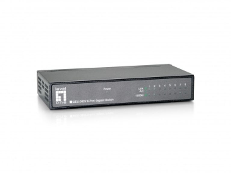 Level One GEU-0822 8portový gigabitový ethernetový prepínač