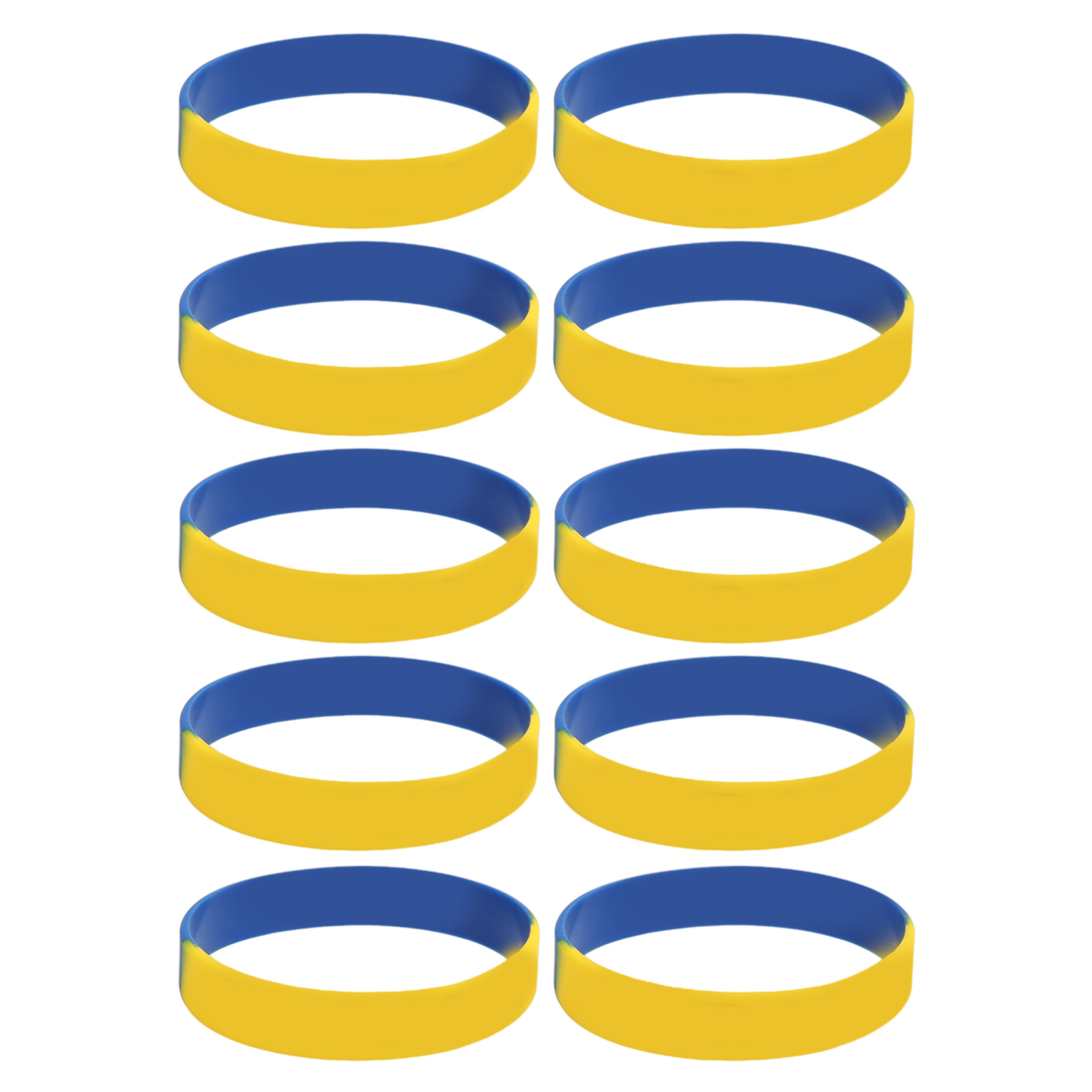 Cocosity Ukraine Armbänder,Ukraine Flagge Armbänder,Ukrainische Gummi-Armbänder,Ukrainische Gummi-Armband,Ukrainische Unterstützung Armband,Ukraine-Armband