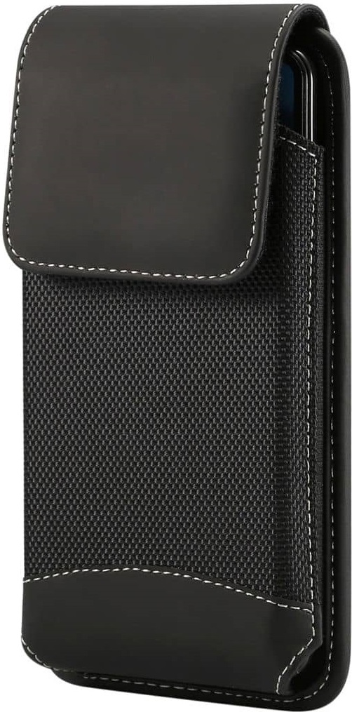DFV mobile - pre Black Shark 5 Rs (2022) Puzdra na Opasok Vertikálny Dizajn Koža a Nylon, F2-PLS-N-FCvOXF-78
