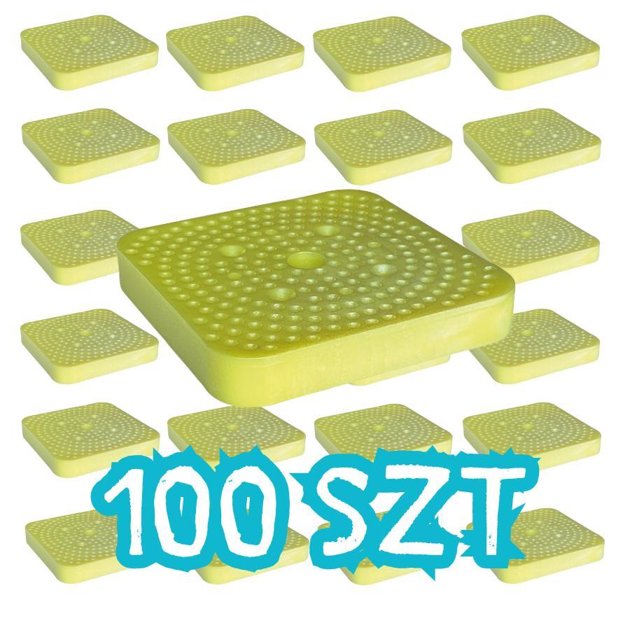 Harpun A/S Montageunterlagen SOLID bis 10 Tonnen, 100 × 100 mm, Stärke 15 mm, 100 Stück