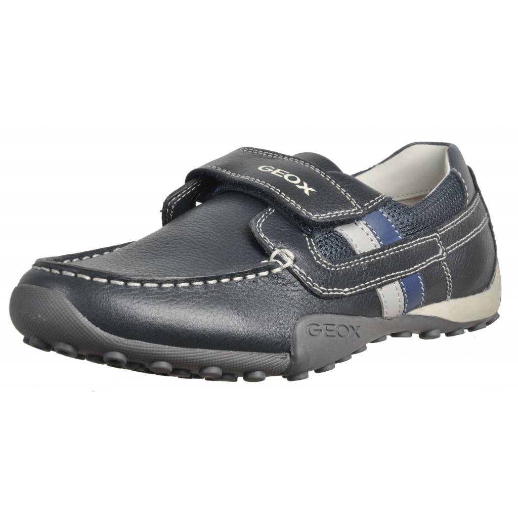 GEOX J SNAKE MOC Halbschuh blau-EUR 30 SNAKE MOC B
