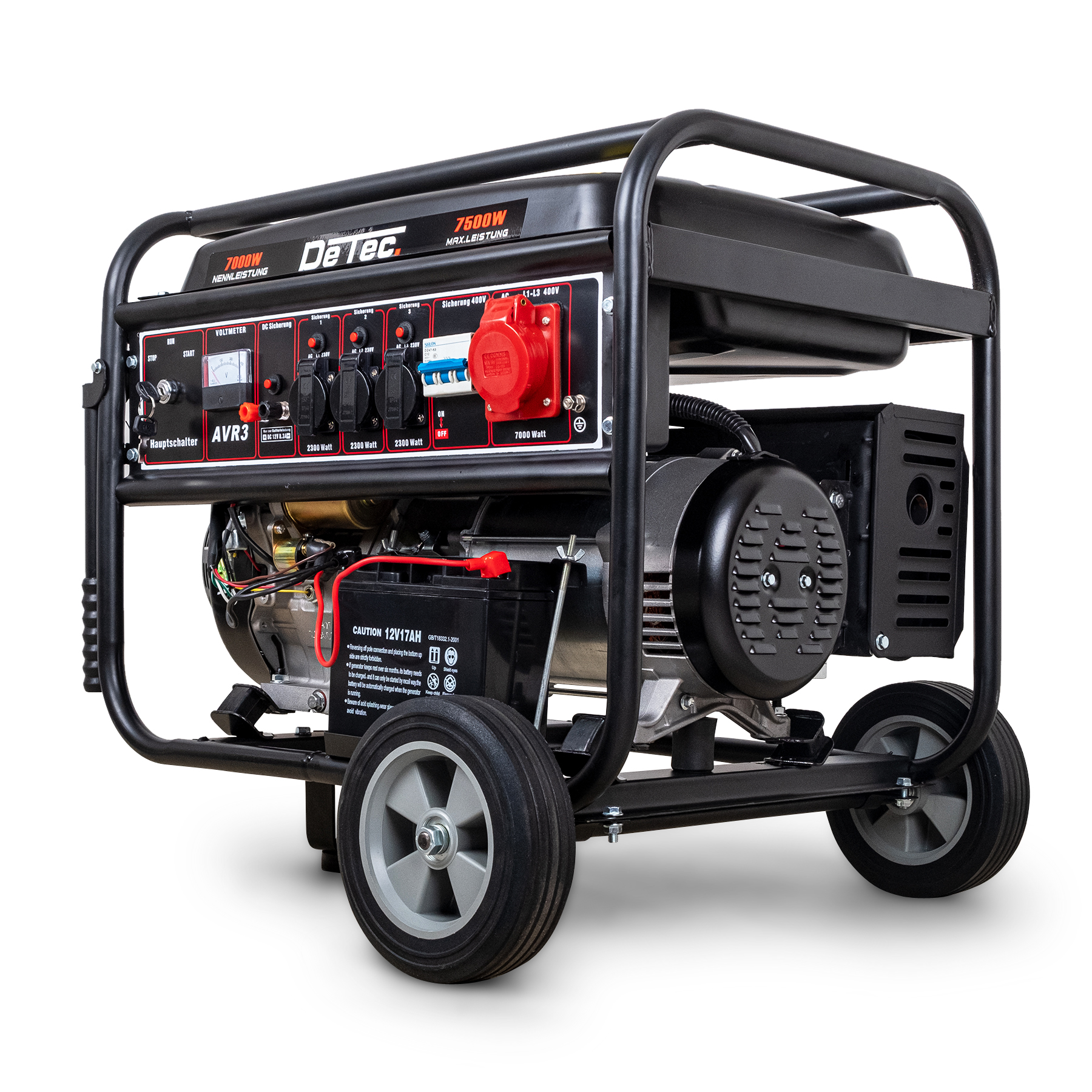 4-Takt RK9500W Stromerzeuger Stromgenerator Generator Notstromaggregat  Räder