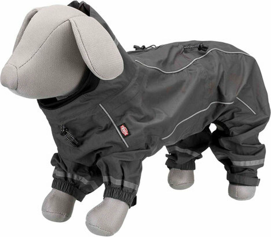Regenmantel für Hunde Trixie Grau S