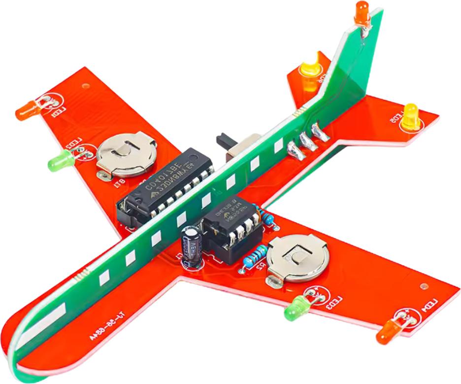 Funduino Lötübung - Flugzeug Bausatz
