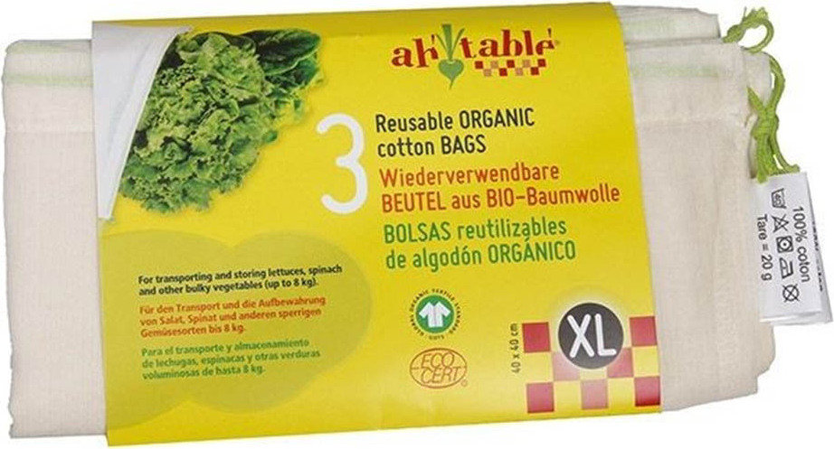 Ah! Table! ah table - Obst- und Gemüsebeutel XL - 3 Stück