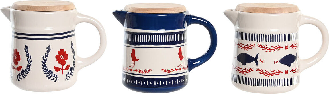 DKD Home Decor Fleisch- oder Fischwolf 16 x 11 x 13 cm (3 Stück)