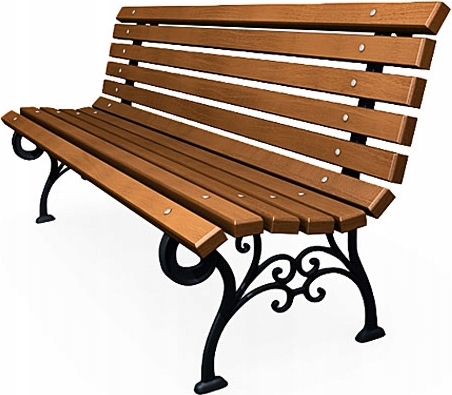 Sonstige Gartenbank Parkbank Gartenmöbel Holzbank 150x40cm Metall Holz Garten Bank Sitzbank Möbel