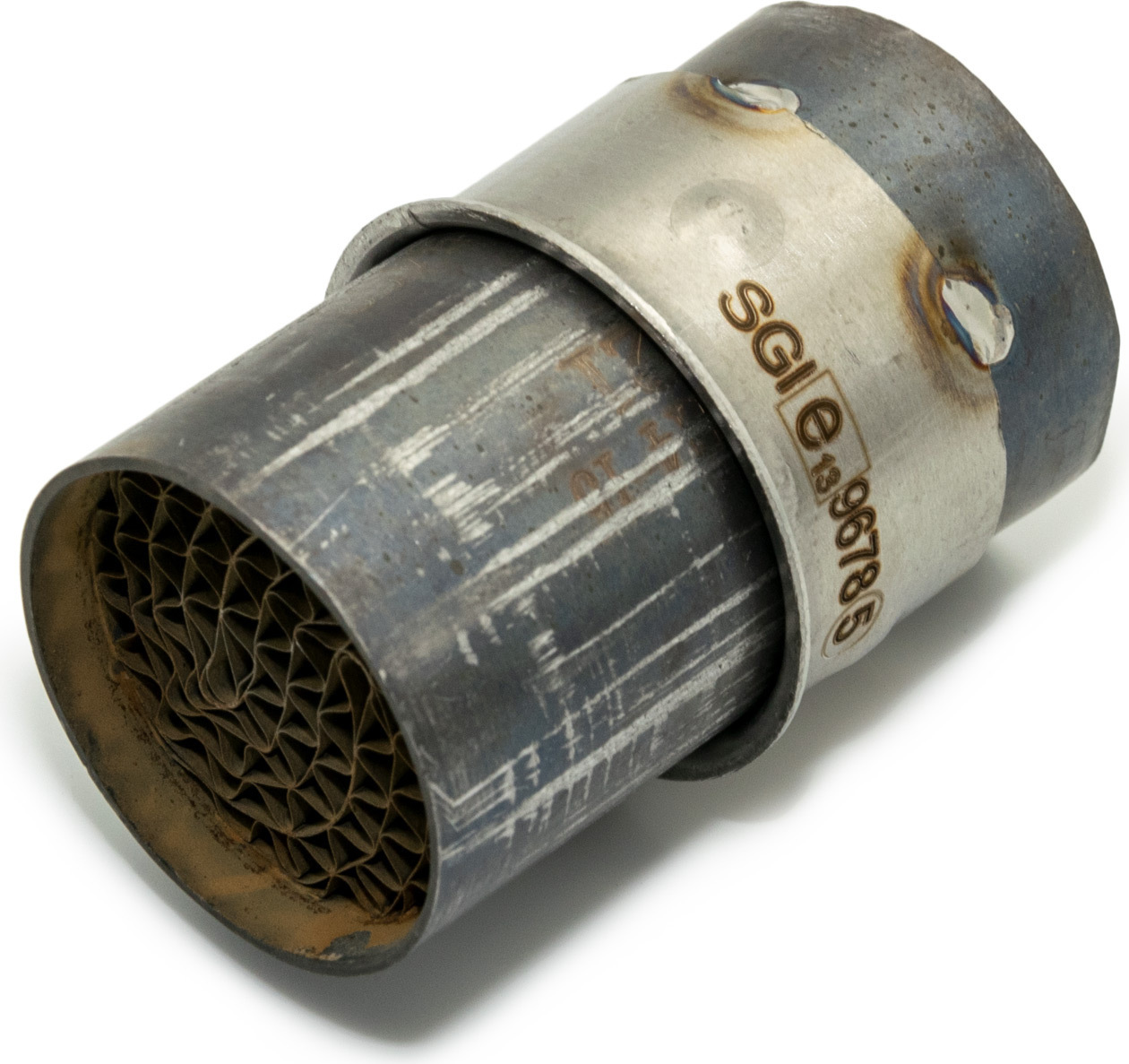 LeoVince Katalysator Nachrüstkatalysator mit Zulassung, Ø 40mm kompatibel mit 8605K