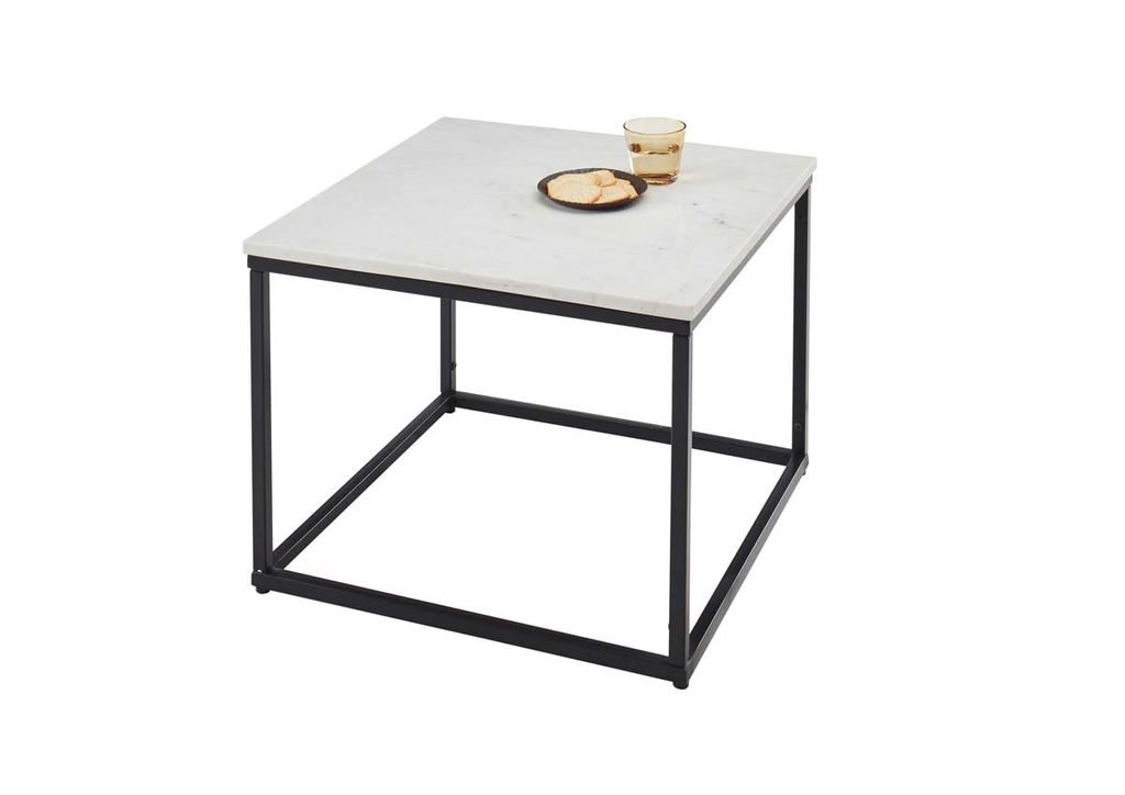 Bega Consult Samy Couchtisch Marmor Weiß 83-109-25
