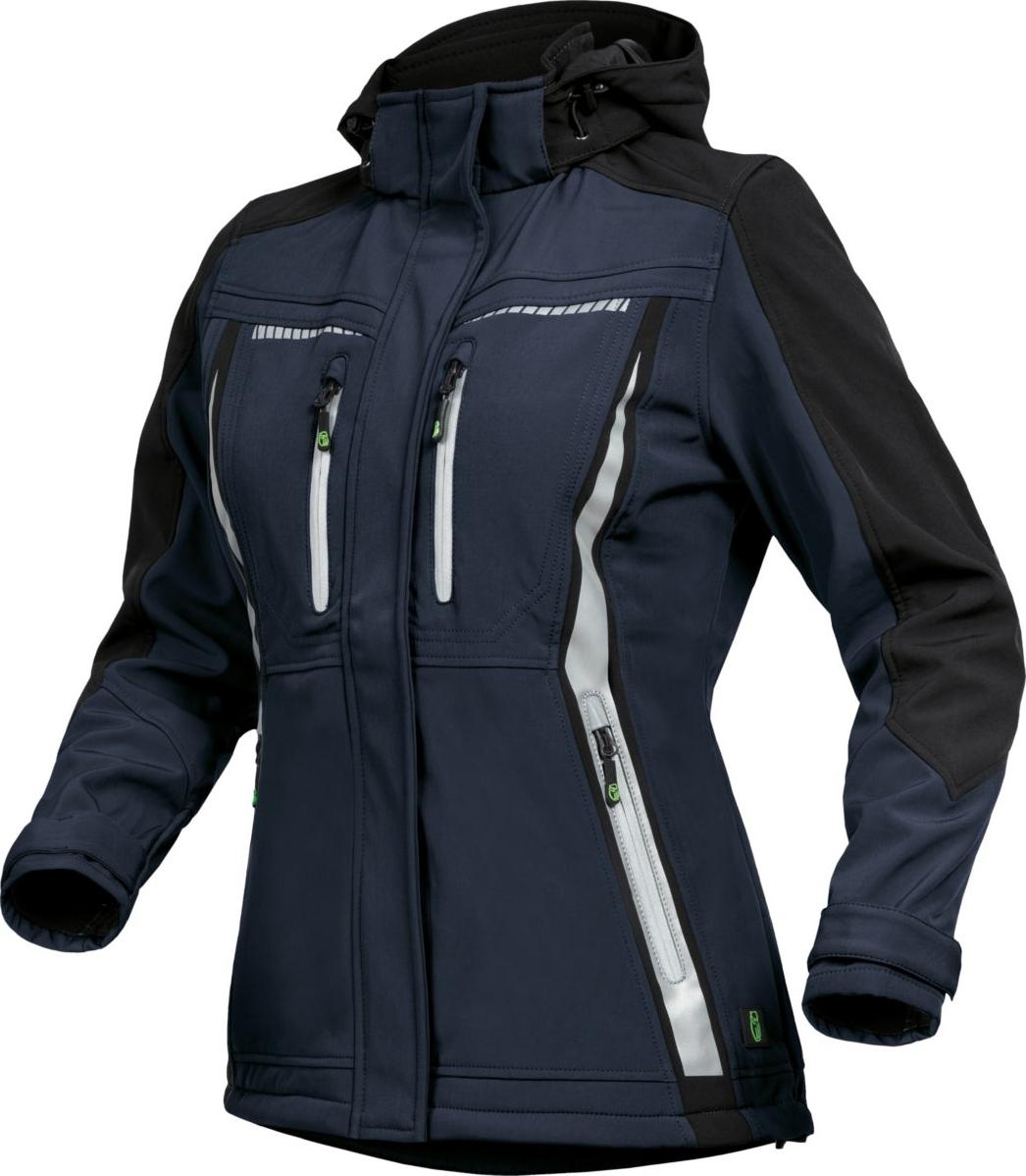 Leibwächter Sommer-Softshelljacke Damen FLXDS Gr. 50 marine/schwarz FLXDS3050