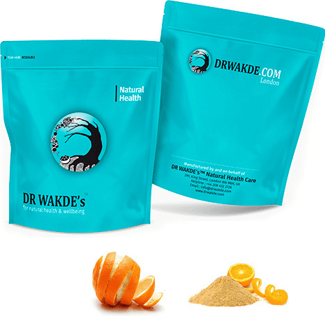 DR WAKDE'S Natural Health Care DR WAKDE'S Orangenschalenpulver - 1 kg (2.2lb) | Rein, Raw & Getrocknetes Pulver | Ayurveda-Kräuter | Vegan | Nichts hinzugefügt, nichts entfernt | H050-1000