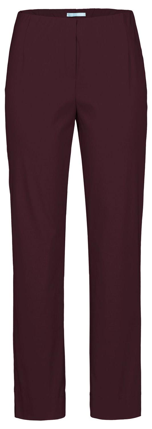 Stehmann Mode Hose Ina-748 aus Bengaline mit Pull-On-Bund, innen geraut und kleinem Schlitz an der Seitennaht