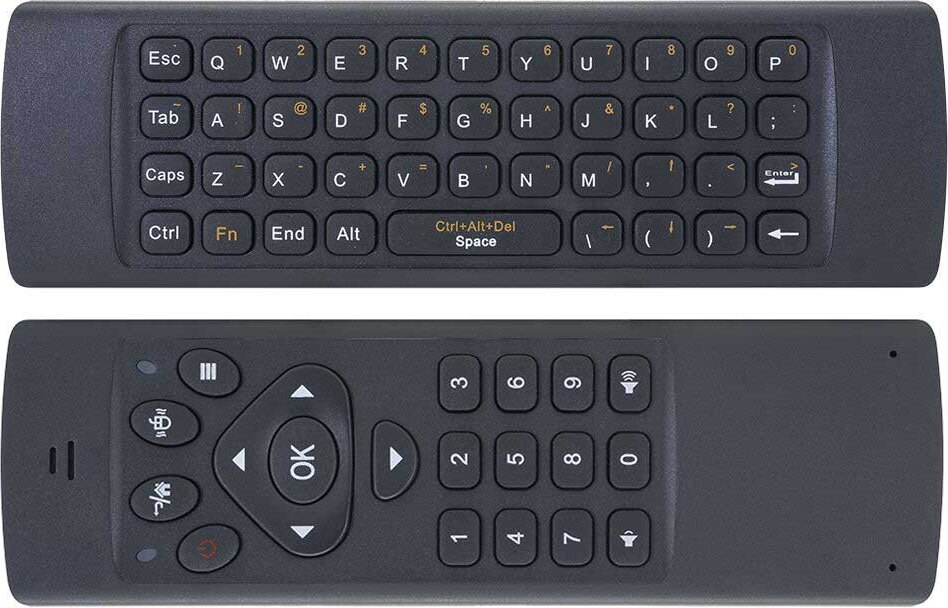 PNI AirFun One IR Air Mouse Tastatur und Mini QWERTY Tastatur für Computer, Mini-PC und Media-Player PNI-AIRONEIR