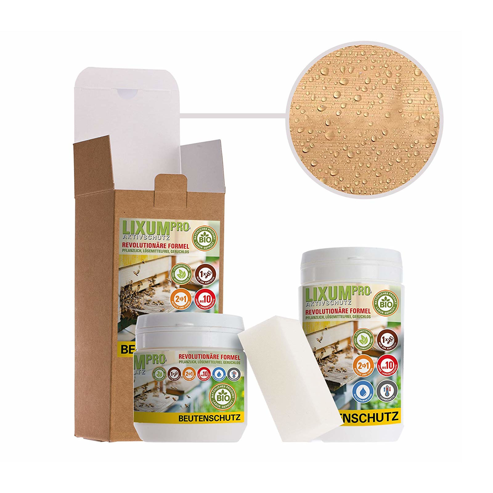 Lixum Pro Beutenschutz Lasur - farblos 200 ml 401000