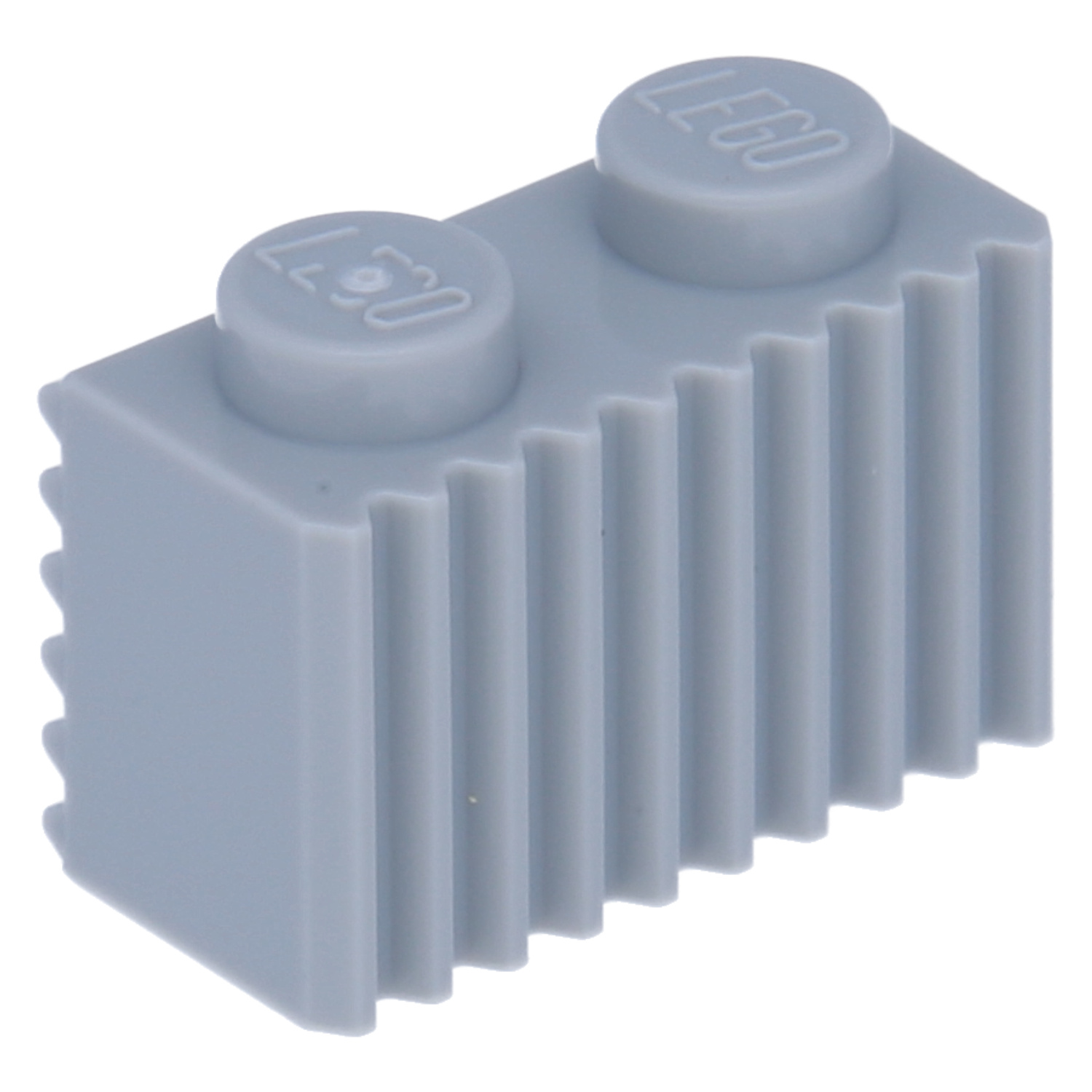 LEGO® 1x2 drážkované kocky Drážkované kocky svetlosivé - 2877 NOVINKA! Množstvo 500x