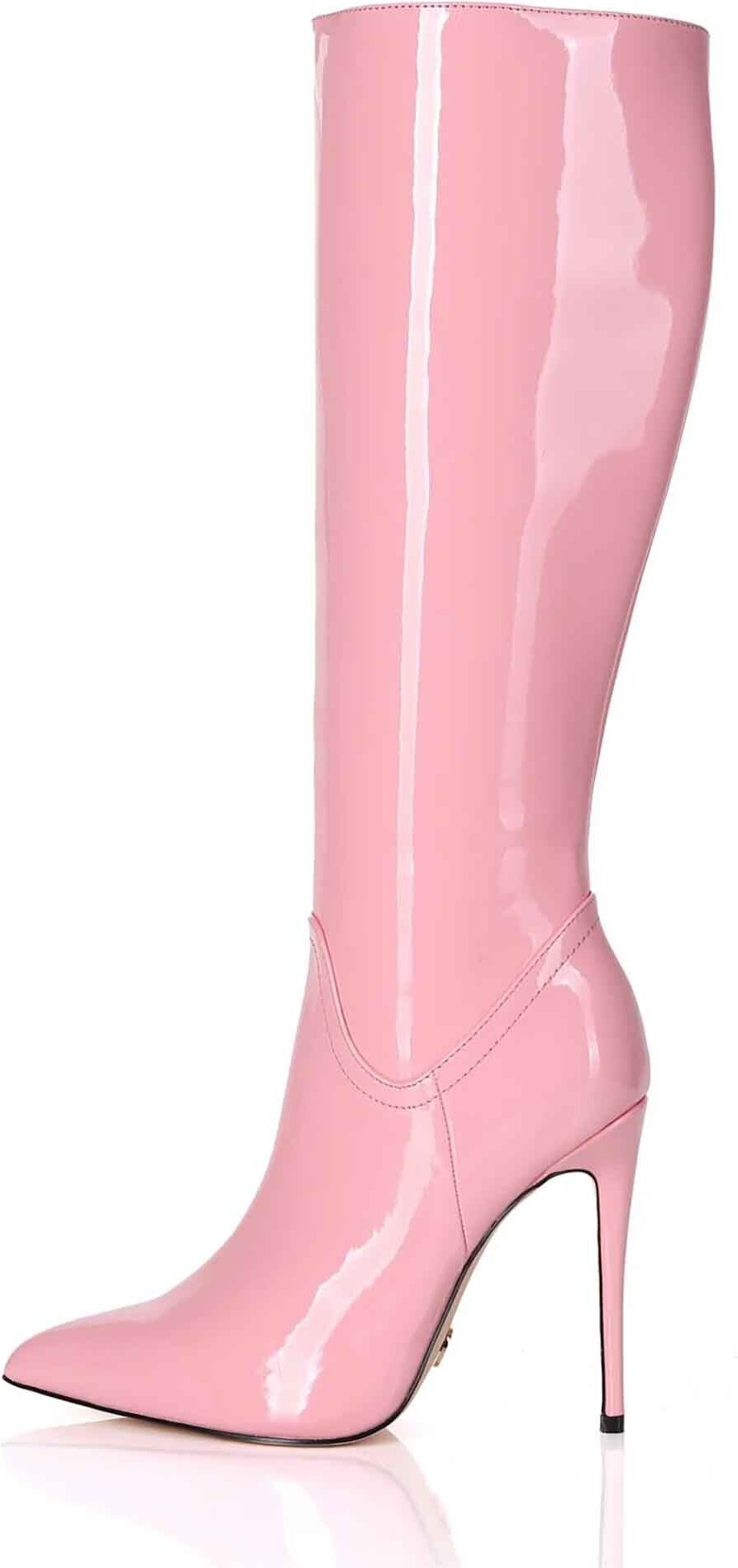 Giaro topánky v plus veľkostiach Rosa MILA ROSA PINK SHINY veľké dámske topánky