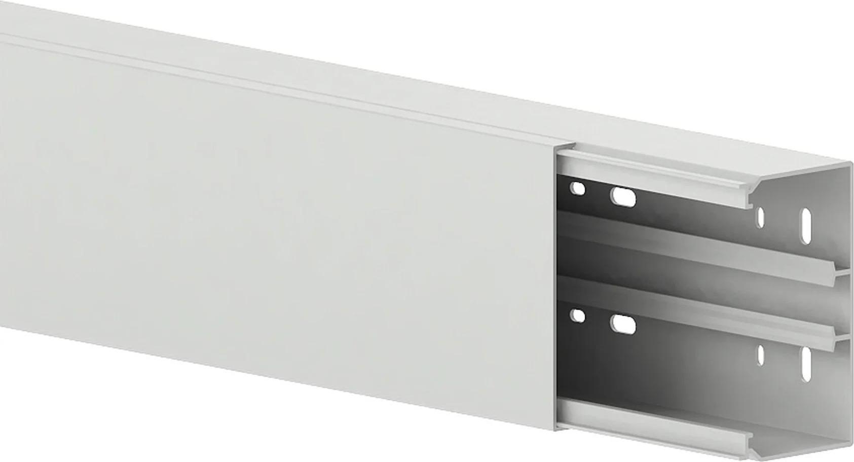GGK GmbH & Co.KG GGK Fensterbankkanal 62x110 lichtgrau RAL 7035, 2m-Stück, Stange mit 2m, 1 Stk. 4460