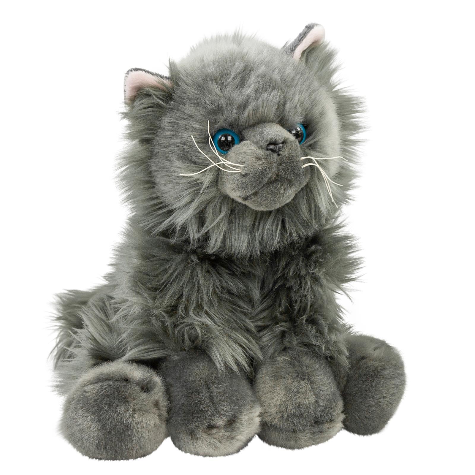 Teddys Rothenburg Kuscheltier Perserkatze 26 cm sitzend grau Katze Plüschkatze 844131