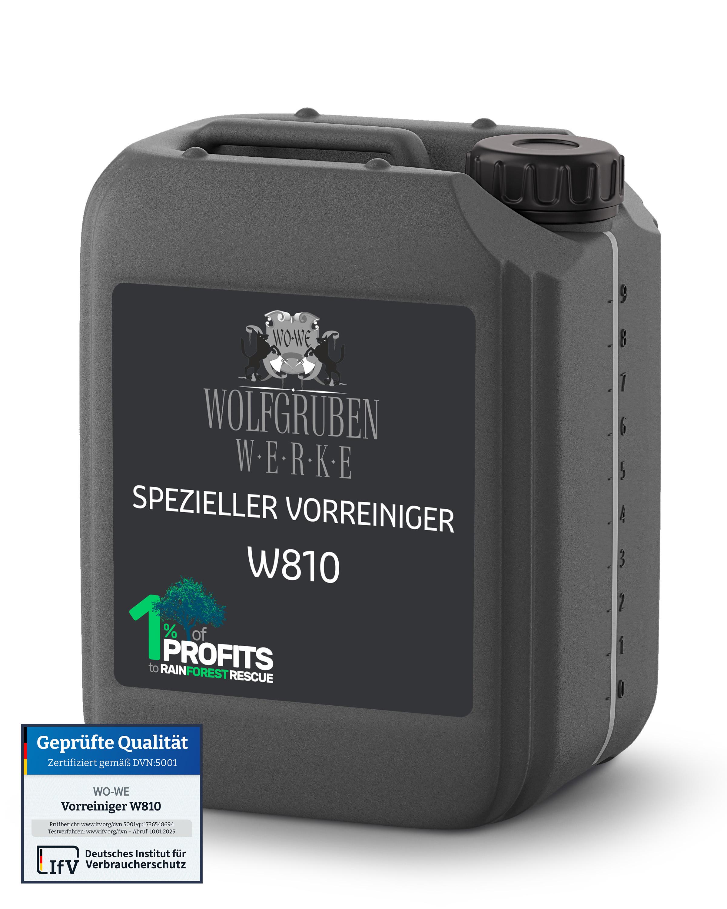 WO-WE Vorreiniger für Betonfarbe Garagenfarbe Bodenfarbe Poolfarbe Untergrundvorbereitung Betonreiniger W810 - 5L