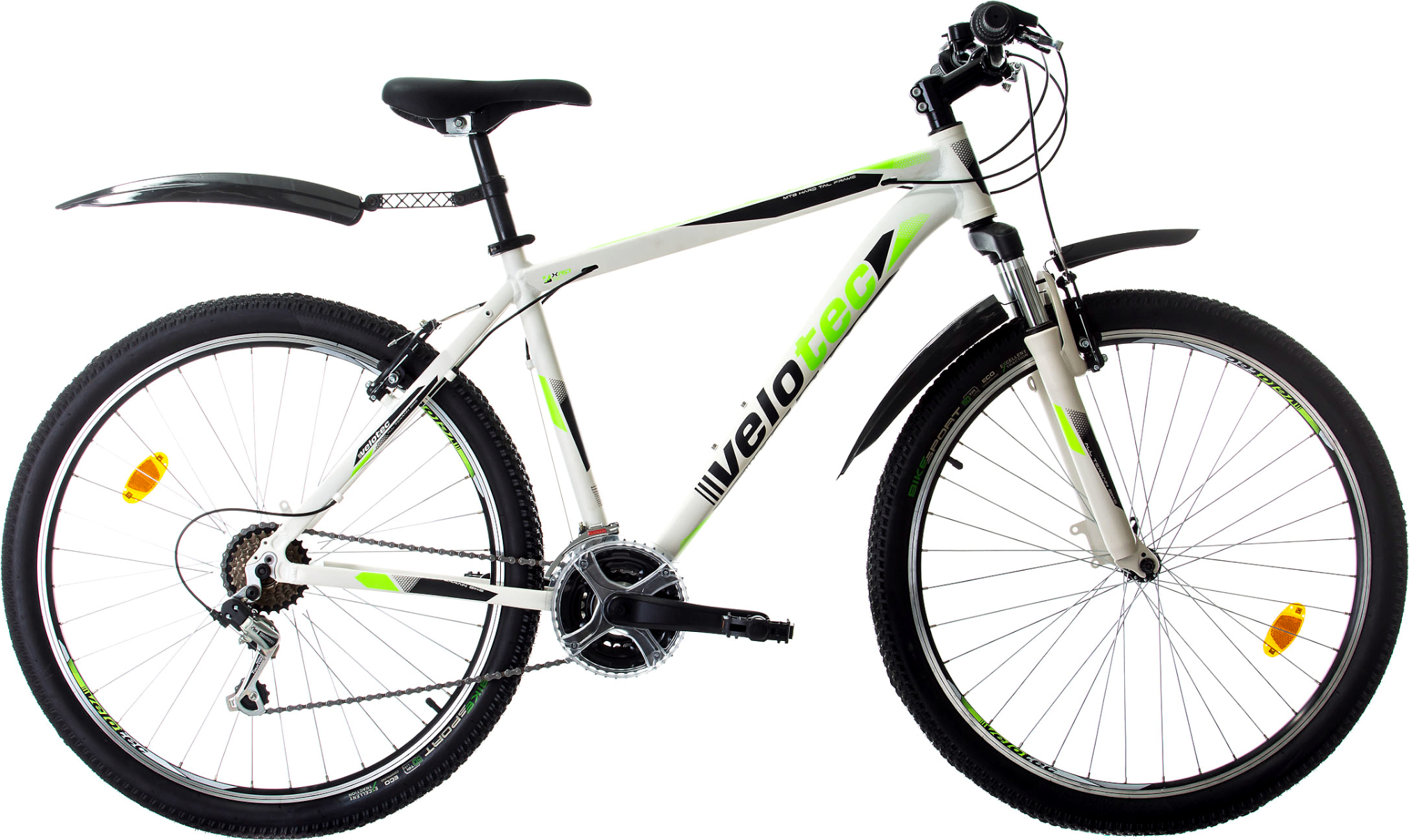 Mountainbikes, VELOTEC, PRO 27.5 Zoll Weiß/Grün BK22PB5125