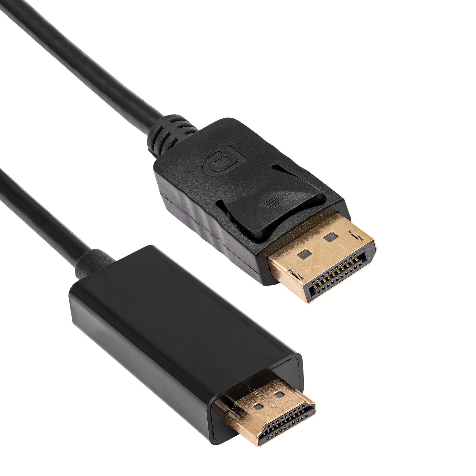 Cavo DisplayPort A HDMI 4K 1,8 M – 2 Pezzi, PVC Flessibile, Per Monitor E TV