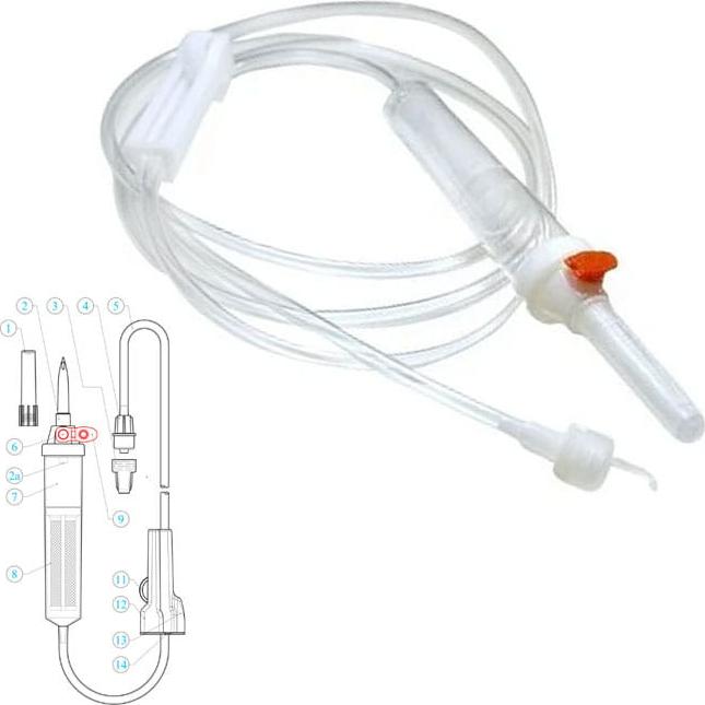 Bluttransfusionsgerät Typ TS 150cm Margomed 1 Stück.