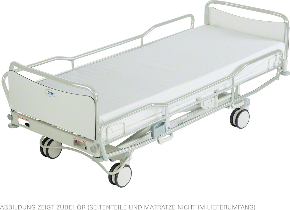 Lojer Krankenhausbett ScanAfia XS 490, Trendelenburg, RAL 9010 6551506