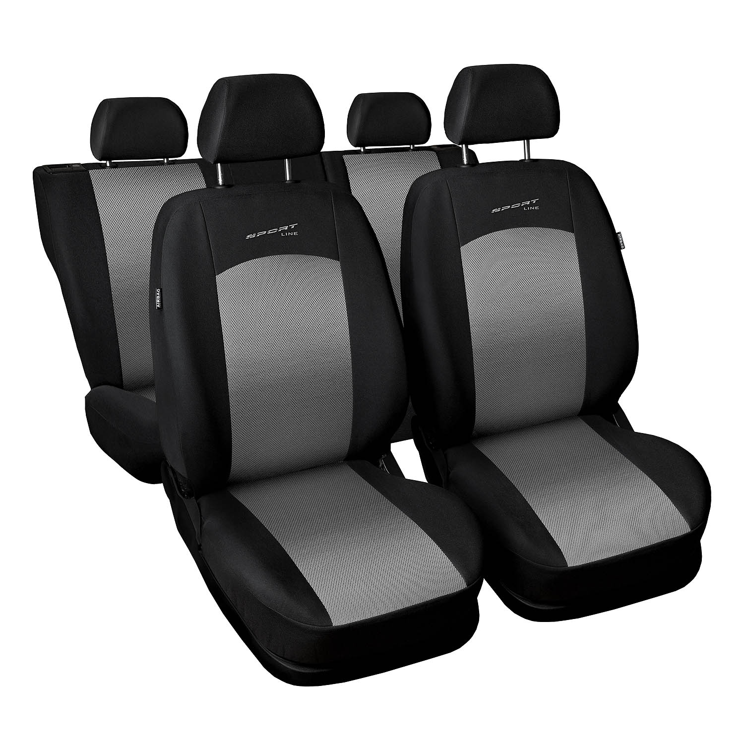AUTO-DEKOR Pokrowce SPORT LINE jasny popiel