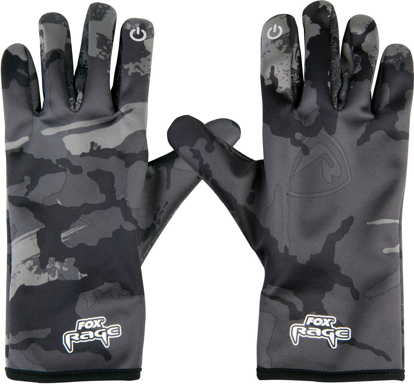 Fox Rage Thermal Camo Gloves - Thermohandschuhe für Angler, Größe:M NPR336