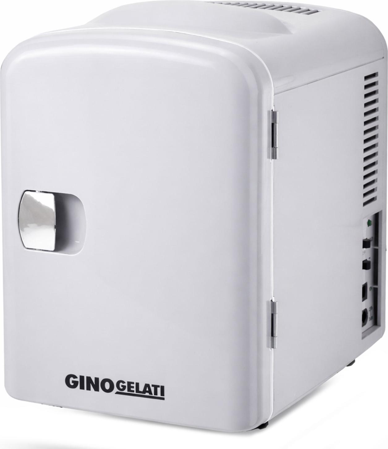Gino Gelati Mini Kühlschrank Warmhaltebox 4L 12V 220V Silber Chef_Kuehler_GG-50W-4L