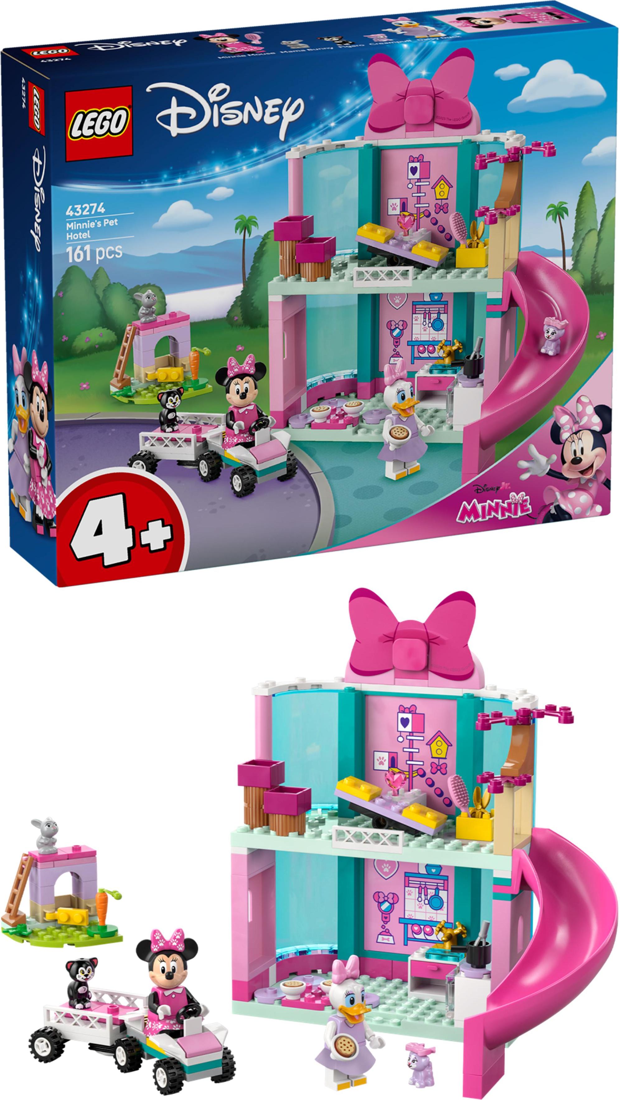 LEGO Disney Minnie a hotel pre domácich miláčikov, Stavebnica, 4 rok / roky, Plast, 161 kusov, 508 g