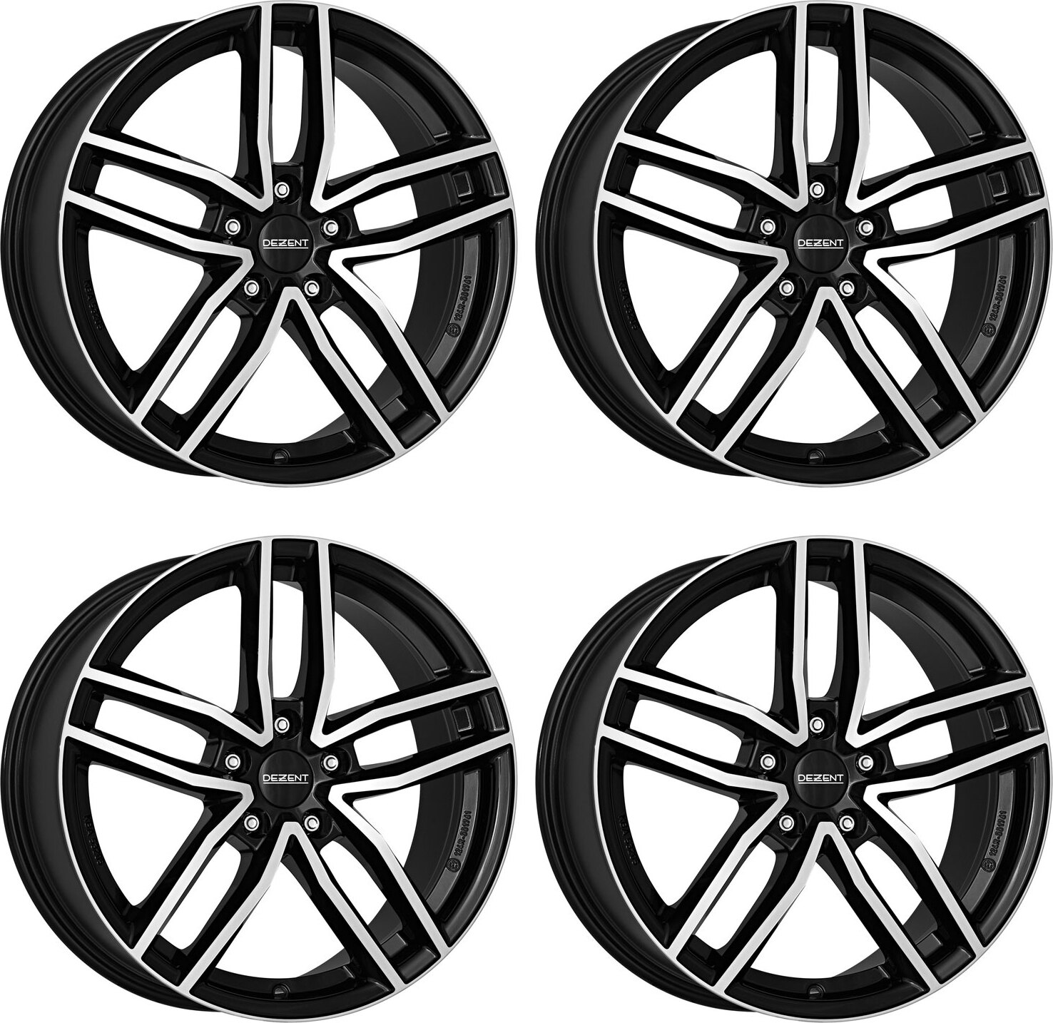 4x DEZENT Felge TR dark 7x17 ET35 5x112 TTR78BP35 kompatibel mit Mercedes Benz A-KLASSE (W168) A-KLASSE (W169;C169) A-KLASSE (W176) A-KLASSE (W177) A-KLASSE Limousine (V177) B-KLASSE (T245;W245) B-KLASSE (W242;W246) B-KLASSE (W247) C-KLASSE (W202) C-KLASSE (W203) C-KLASSE (W204) C-KLASSE (W205) C-KLASSE (W206) C-KLASSE All Terrain (S206) C-KLASSE Cabrio (A205) C-KLASSE Coupe (C204) C-KLASSE Coupe (C205) C-KLASSE Coupe (CL203) C-KLASSE Kombi (S202) C-KLASSE Kombi (S203) C-KLASSE Kombi (S204) C-KL