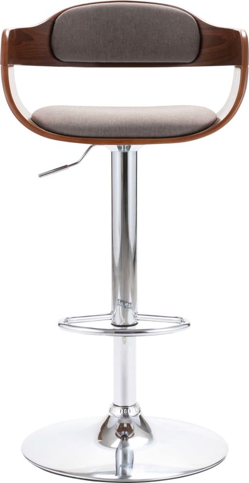 vidaXL Barhocker Sperrholz und Taupe Stoff 287408