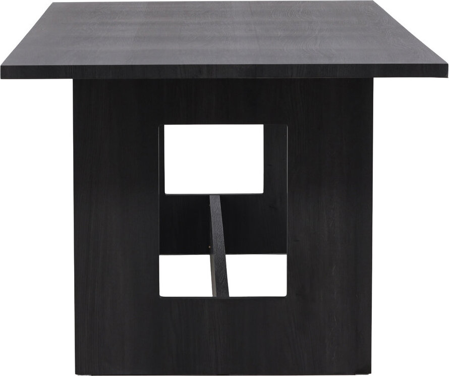 Venture Home Rechteckiger Esstisch Milly Schwarz 61912-100