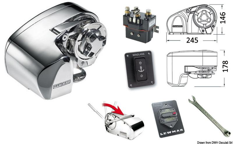 Lewmar Pro 1000 Windlass Gypsy 6 mm - Osculati 02.531.06