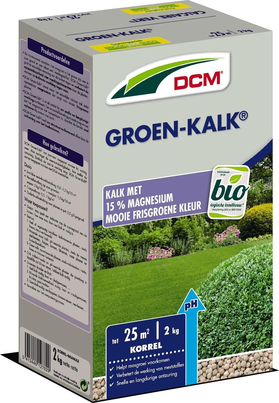 DCM & Lamarca Grün-Kalk DCM 2 Kg - 25m² - Verbessern Sie Ihren Boden SCAN5413448127829