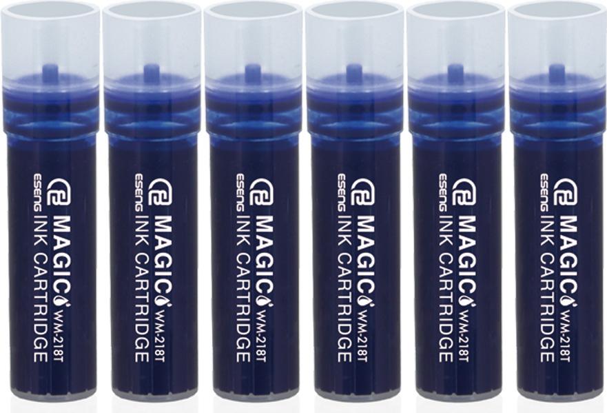 ESENG GmbH ESENG® Whiteboard Marker Nachfüllpatronen MAGIC WM-218T, blau 6 Patronen WM-218T-BX1