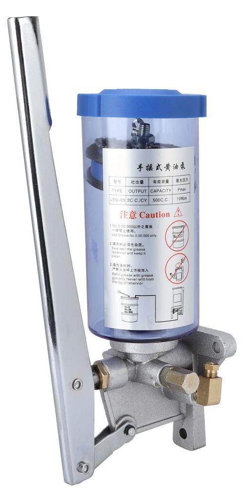 Gistuch LSG-05 Manuelle Schmierpumpe, handbetriebener Fettschmierer, 6 mm Auslass/500 cc