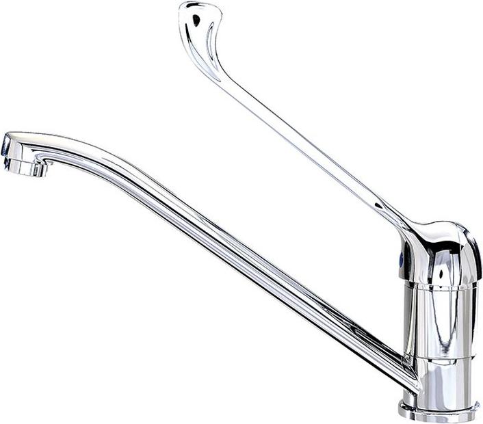 Gastro-Inox Monoblockmischer mit Ellbogenkontrolle, 300 mm