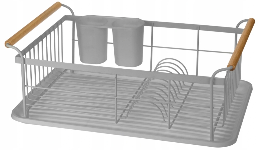 nabbi Kovový odkvapkávač na riad Jenny - sivá