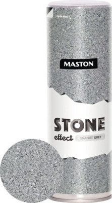 Maston Oy Sprühlack Maston Stone effect Steineffekt granitgrau 400 ml 831004-EU