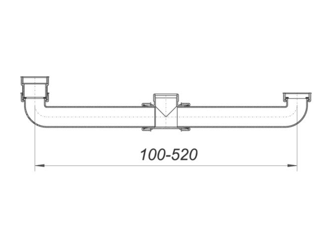 Dallmer Ablaufverbindung 022, 1 1/2" 110039