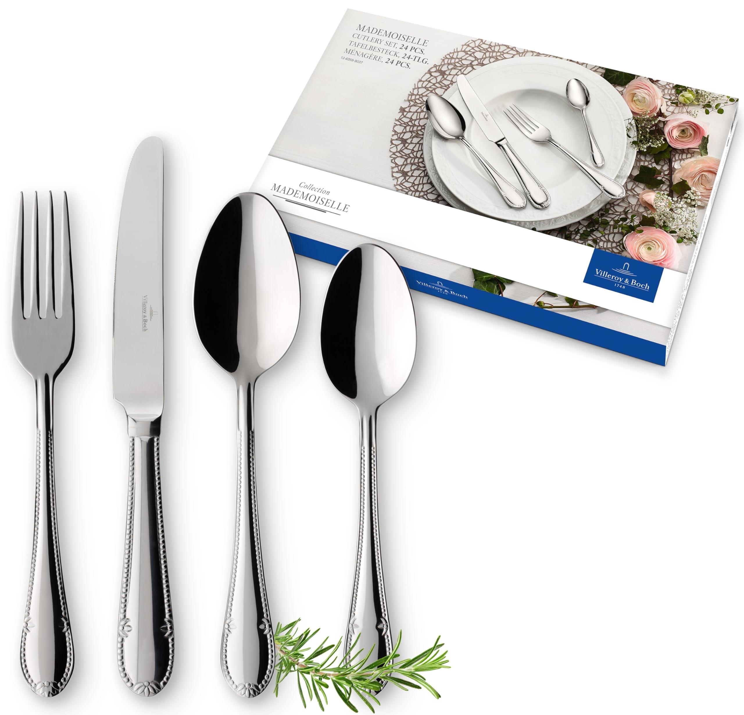 Merkloos Besteckset 24-teilig für informelles und formelles Essen