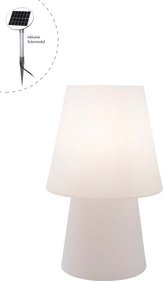 8 Seasons Design Stehlampe No. 1 'White' 60 (Solar) 32524S
